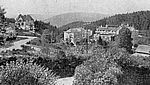 Johanneser Kurhaus rechts und links die Villa Julia bei Zellerfeld