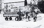 Pferdewagen der Zellerfelder Brauerei mit dem Kutscher Johann Wiernick